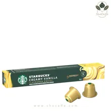 کپسول قهوه نسپرسو استارباکس مدل وانیل Starbucks Creamy Vanilla کپسول قهوه نسپرسو استارباکس مدل وانیل Starbucks Creamy Vanilla